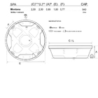 Spa Redondo Montana COMPLETO com hidromassagem em acrílico |